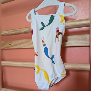 Hanna Andersson Baby Girl Swim One Piece Mermaid 2T